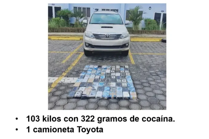 Policia Nacional incauta 103 kilos de cocaina en Nagarote 696x501 1 e1717482295752