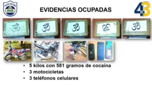 Presentan a traficante capturado con 5 kilos de cocaina en Chinandega 768x433 1